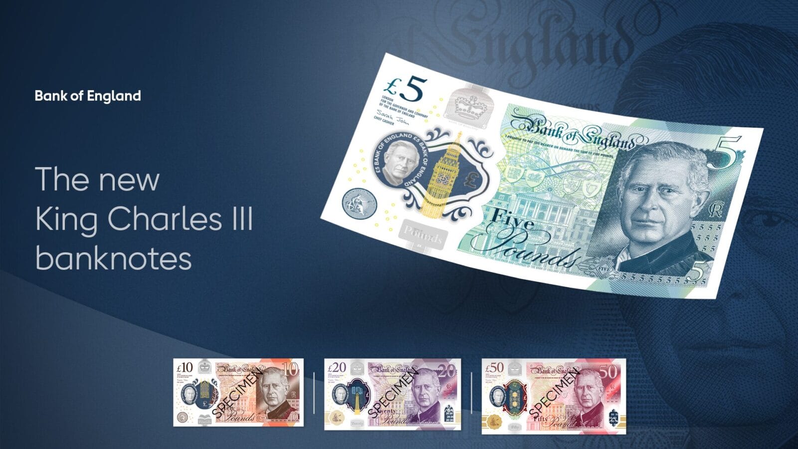 King Charles III banknotes to enter circulation on 5 June 2024 confirms Bank of England