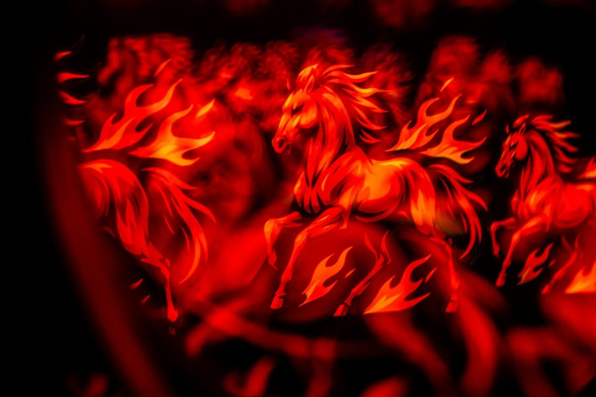 Unsplash - Fire Horse